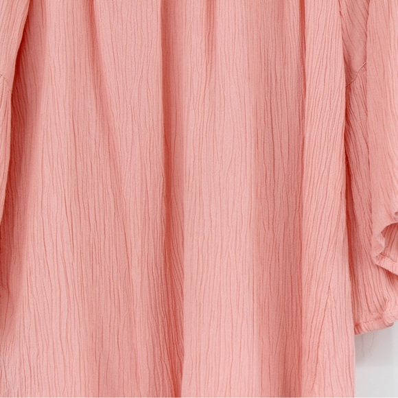 JUSTICE Girls Shirt Top 3/4 Length Peasant Boho Floral Lace Detail Size 10 - Picture 8 of 11